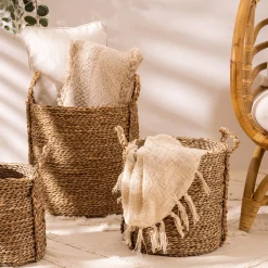 Set de 3 paniers à anses ronds*ATMOSPHERA Online