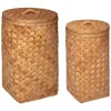 Set de 2 paniers à linge bois*ATMOSPHERA Hot