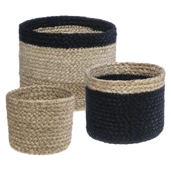 Set de 3 paniers, jute*ATMOSPHERA