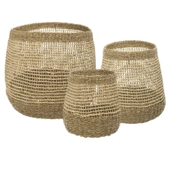 Set de 3 paniers ronds ajourés*ATMOSPHERA Online