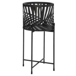 Set de 2 pots avec support "Feuilles"*ATMOSPHERA