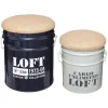 Set de 2 poufs bidons "Alfred"*ATMOSPHERA Clearance