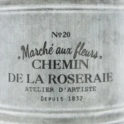 Set de 2 seaux métal*ATMOSPHERA