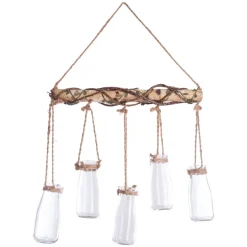 Set de 5 soliflores suspendus, verre*ATMOSPHERA Sale