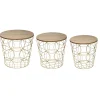 Set de 3 tables gigognes "Kumi"*ATMOSPHERA New
