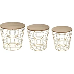 Set de 3 tables gigognes "Kumi"*ATMOSPHERA New