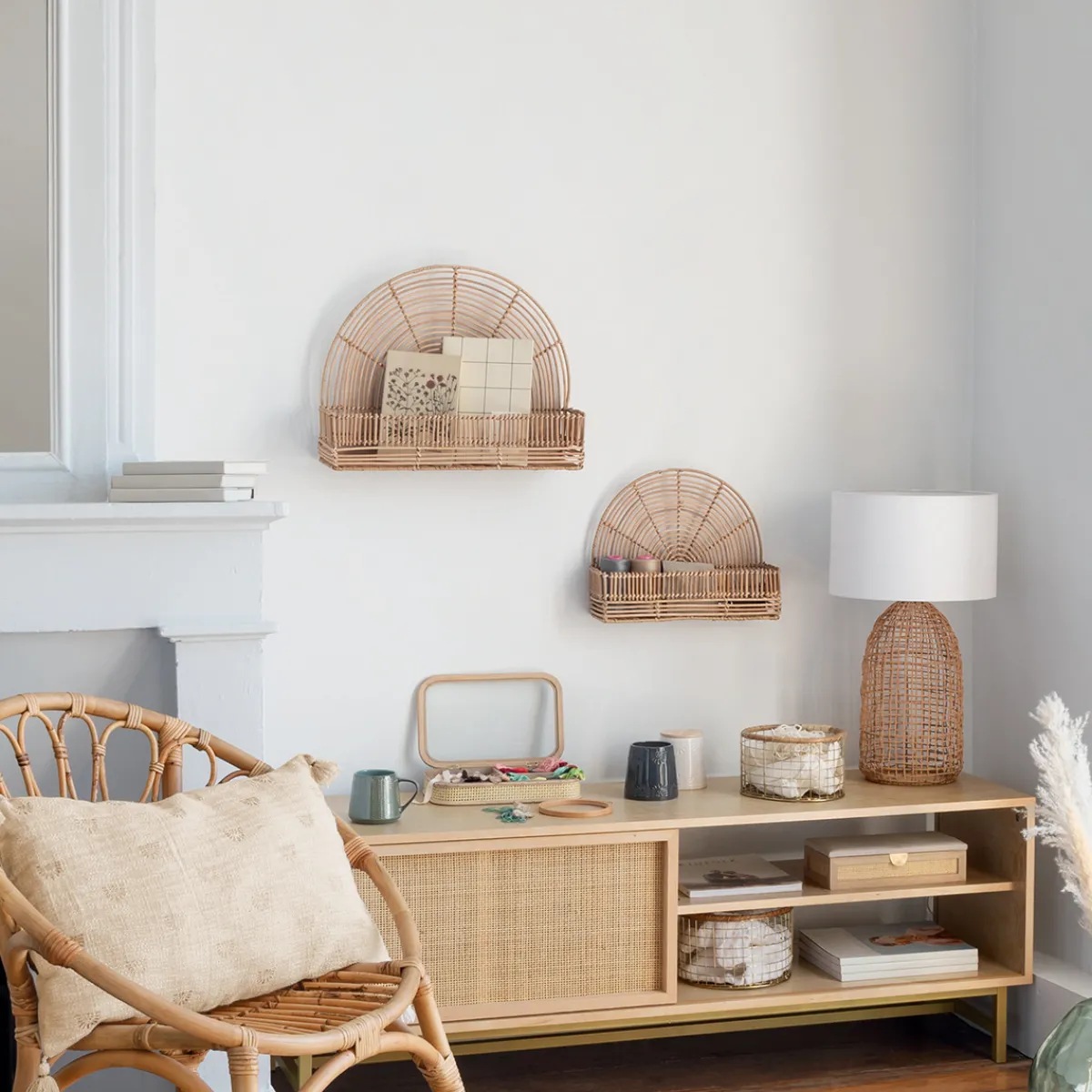 Set de 2 étagères murales "Estela"*ATMOSPHERA Outlet