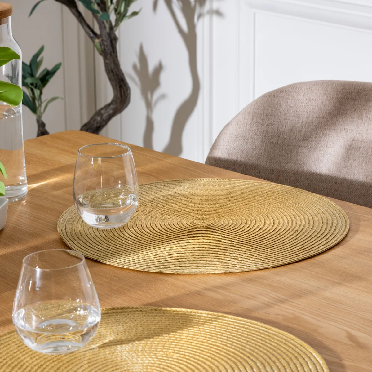 Set de table tressé rond*ATMOSPHERA Discount