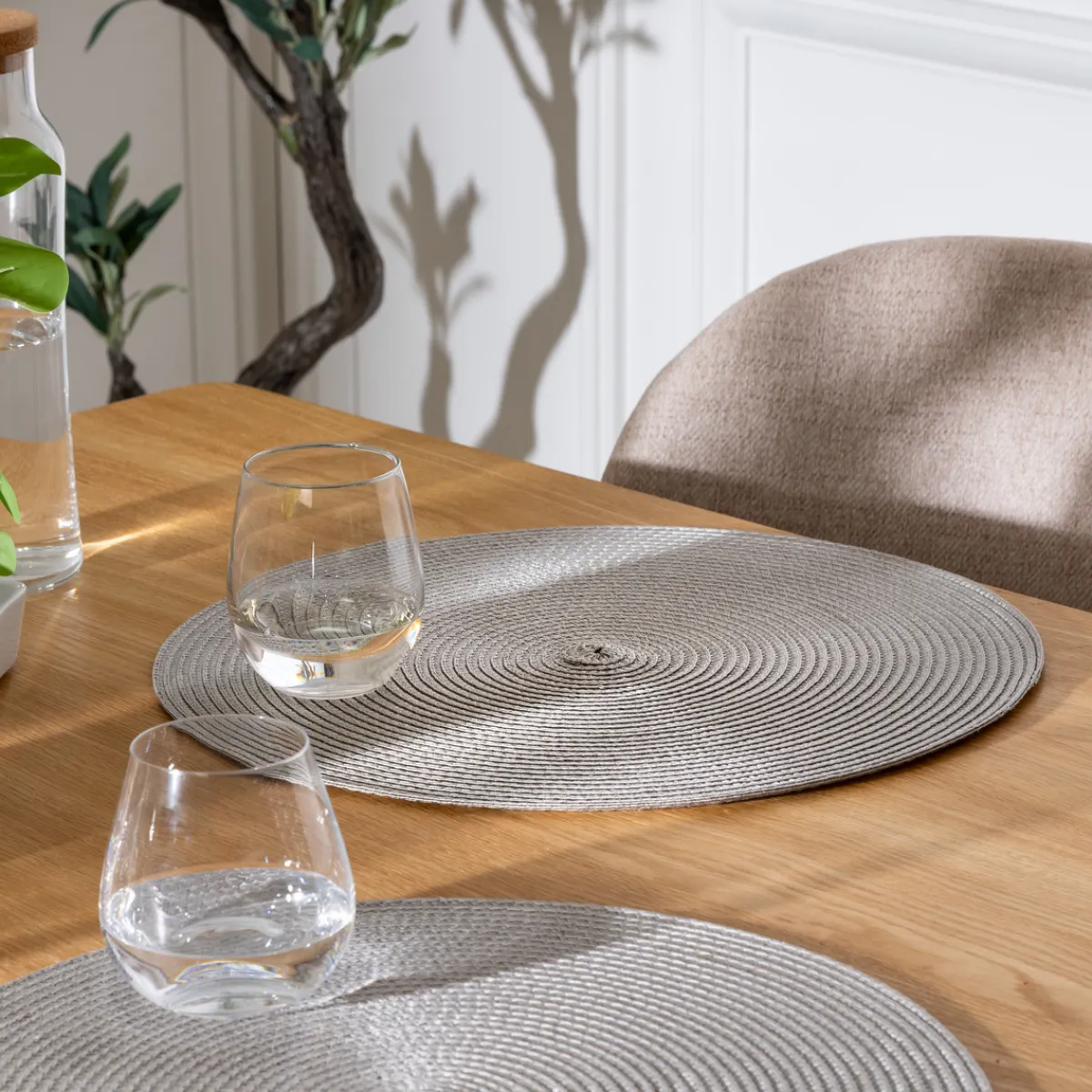 Set de table tressé rond*ATMOSPHERA Outlet