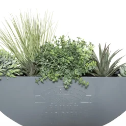 Suspension de 4 plantes artificielles "House" en pot*ATMOSPHERA