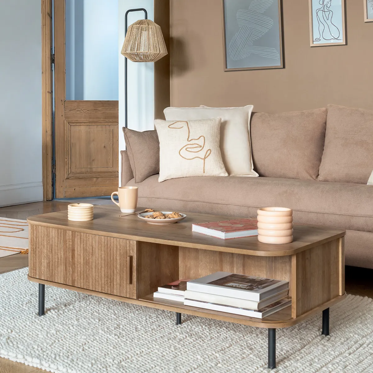 Table basse 2 portes "Colva"*ATMOSPHERA Discount