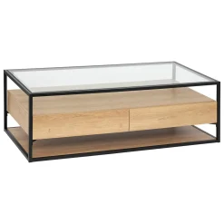 Table basse 2 tiroirs "Aldea"*ATMOSPHERA Hot