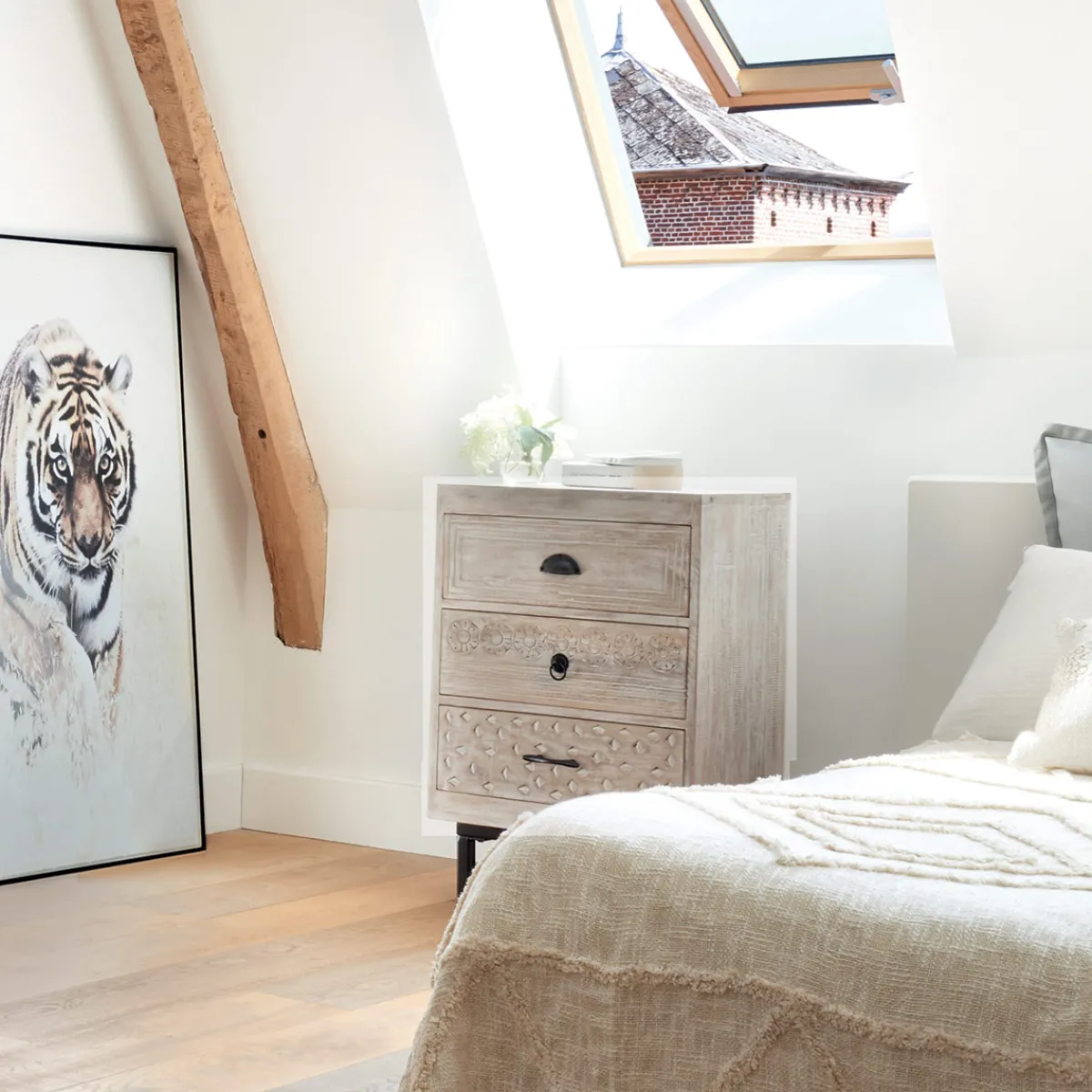 Table de chevet "Ajay"*ATMOSPHERA Discount