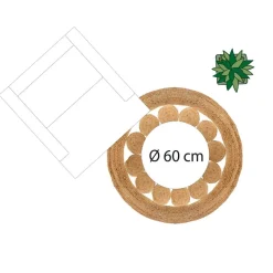 Tapis ajouré en jute*ATMOSPHERA New