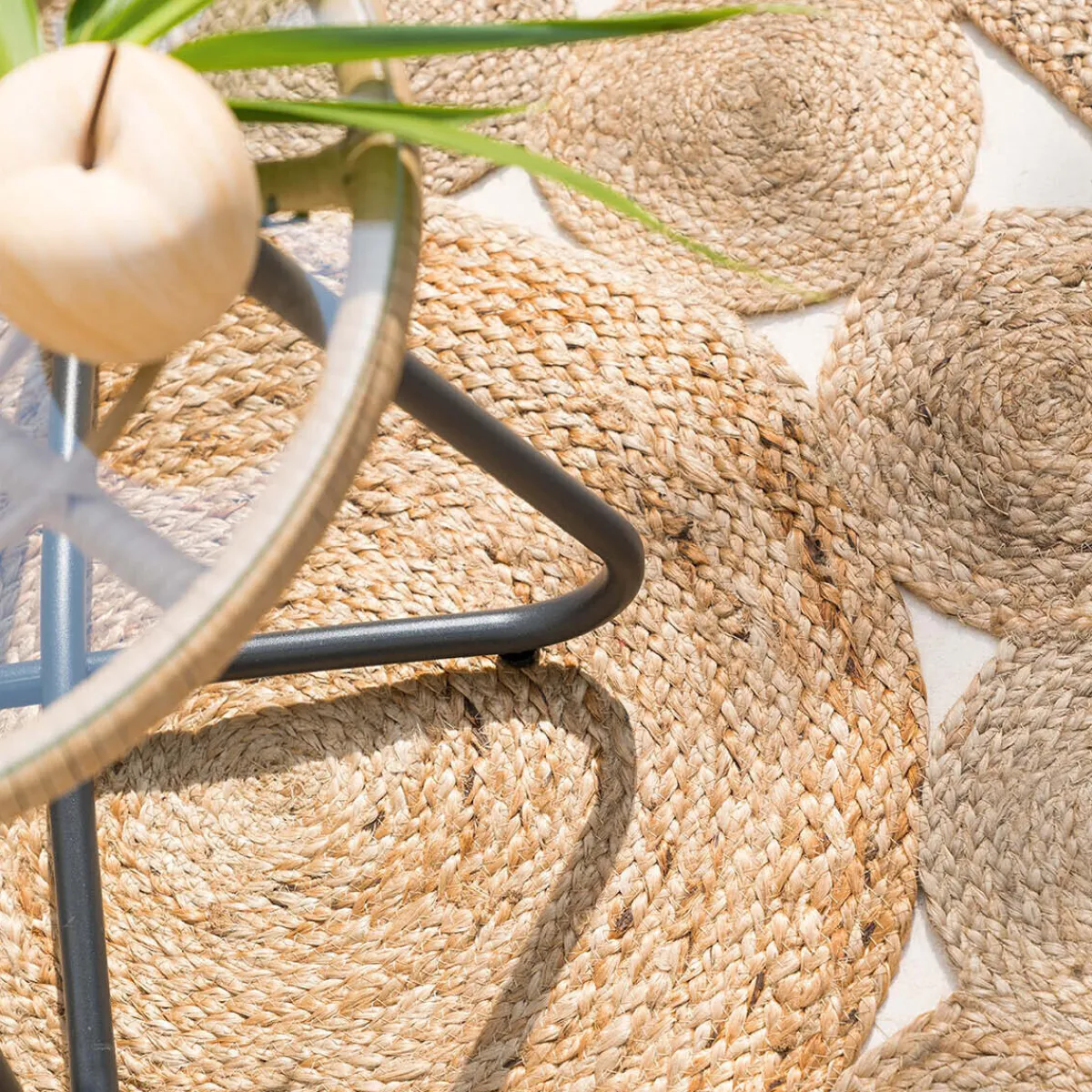 Tapis ajouré en jute*ATMOSPHERA New