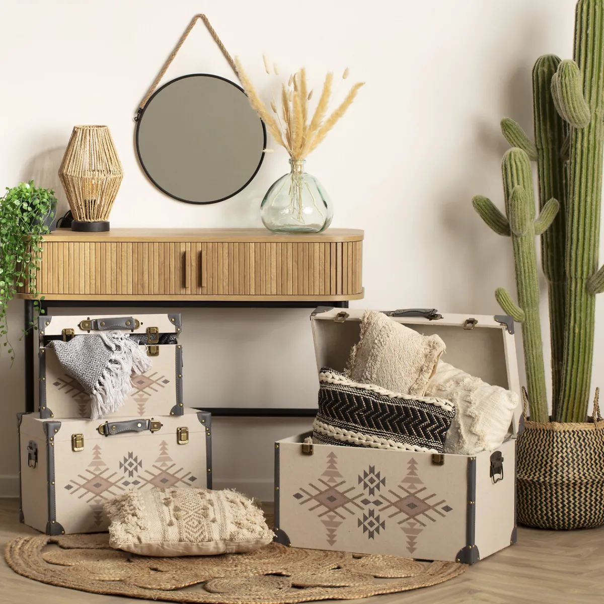 Tapis ajouré en jute*ATMOSPHERA New