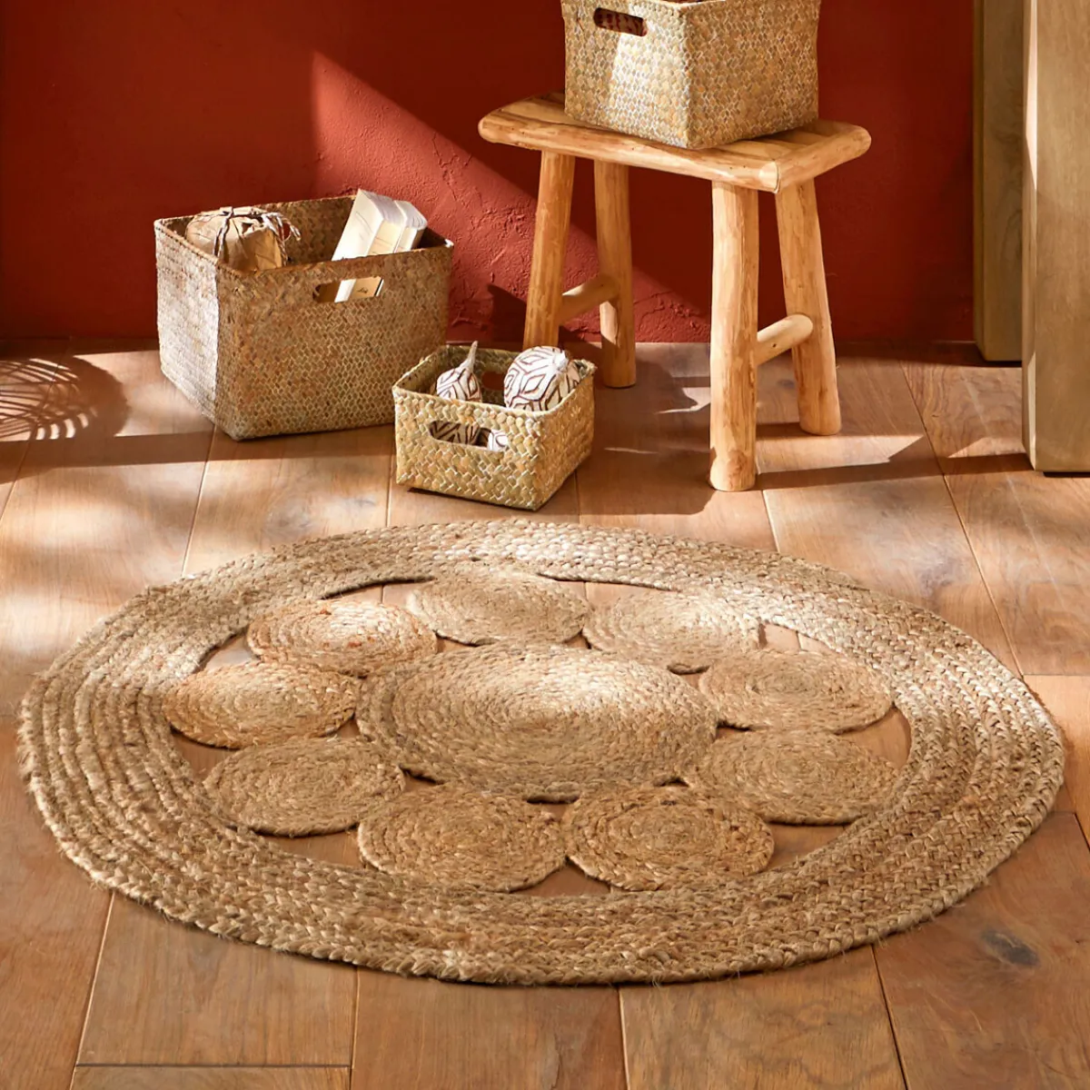 Tapis ajouré "Esra", jute*ATMOSPHERA Best