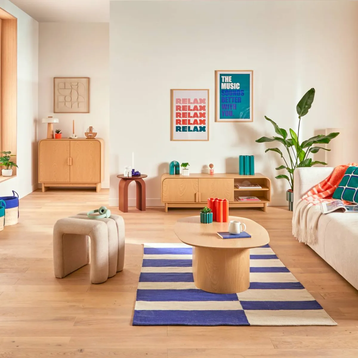 Tapis effet laine "Flow"*ATMOSPHERA Best