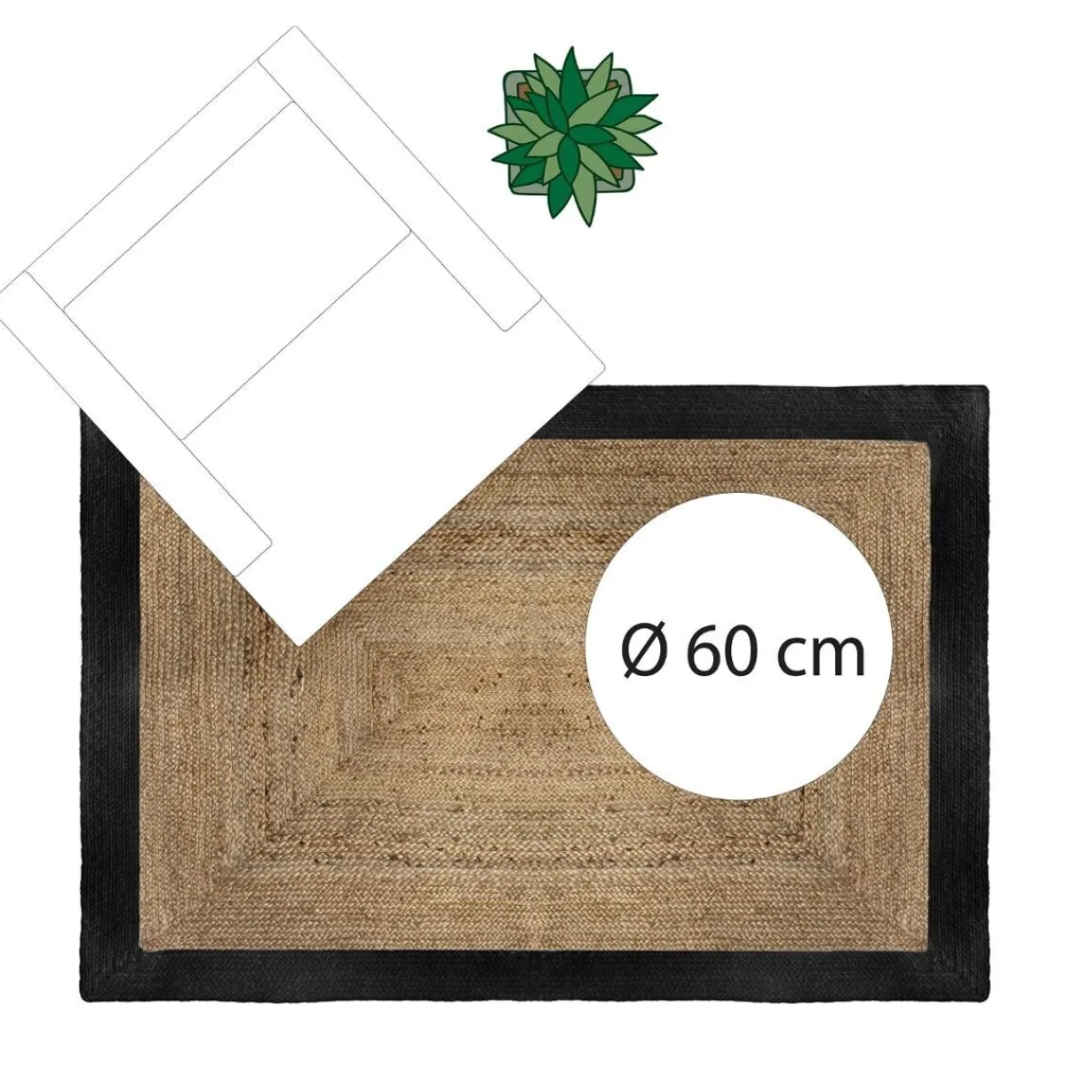 Tapis en jute*ATMOSPHERA Best