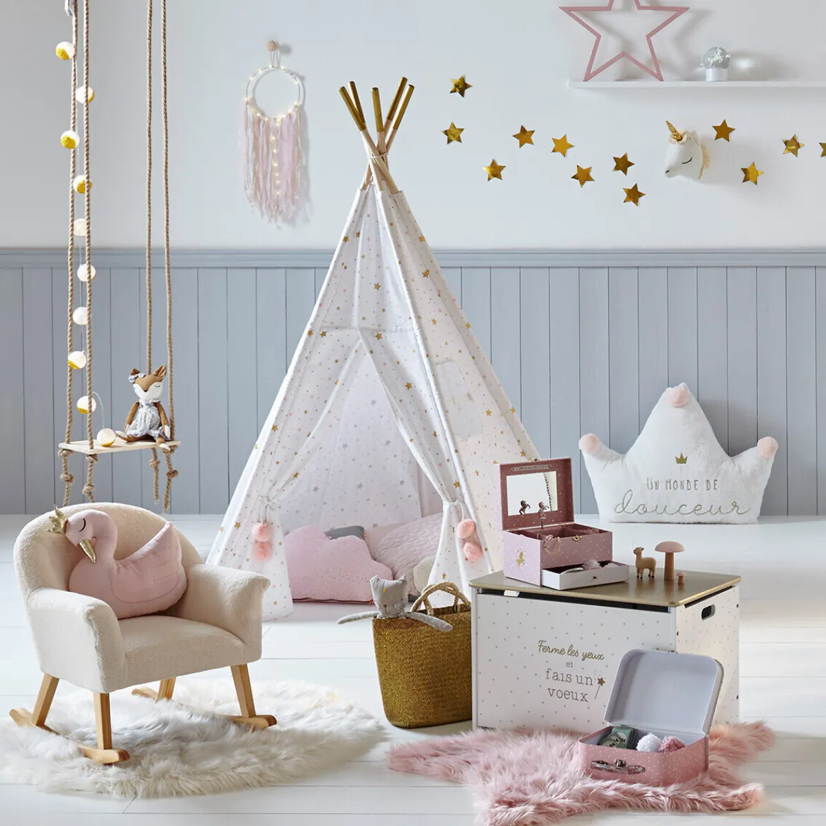 Tapis enfant fausse fourrure*ATMOSPHERA Online