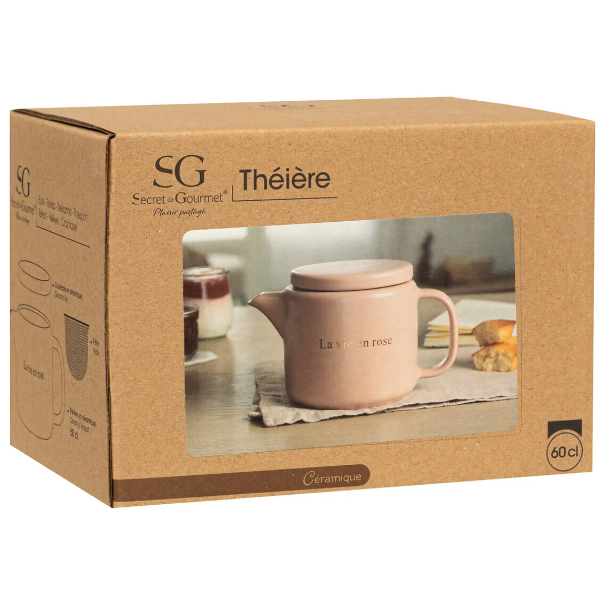 Théière "Bonne journée"*ATMOSPHERA Discount