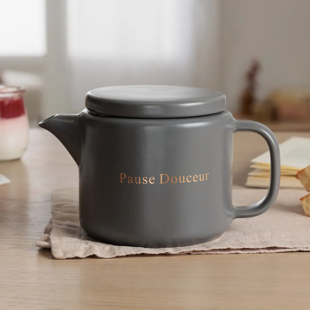 Théière "Bonne journée"*ATMOSPHERA Discount