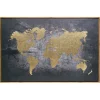 Toile encadrée "Mapmonde"*ATMOSPHERA Discount