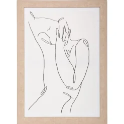 Toile encadrée "Visage"*ATMOSPHERA Hot