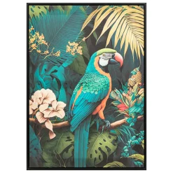 Toile imprimée encadrée "Charlène"*ATMOSPHERA Discount