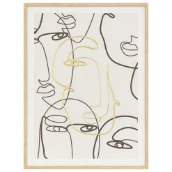 Toile imprimée encadrée "Coralie"*ATMOSPHERA Best