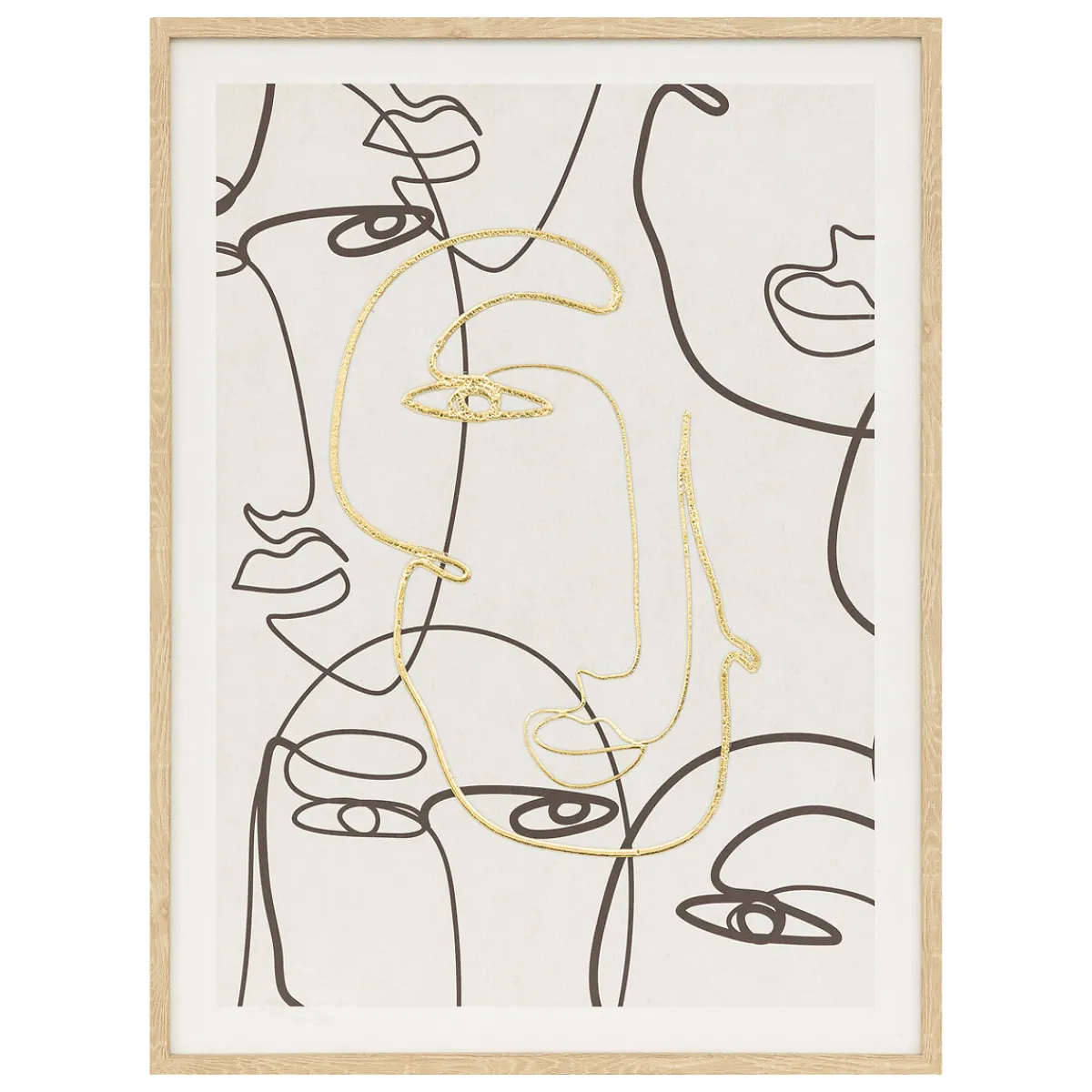 Toile imprimée encadrée "Coralie"*ATMOSPHERA Best