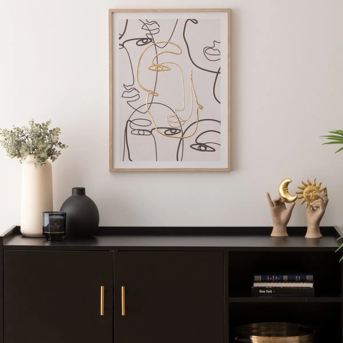 Toile imprimée encadrée "Coralie"*ATMOSPHERA Best