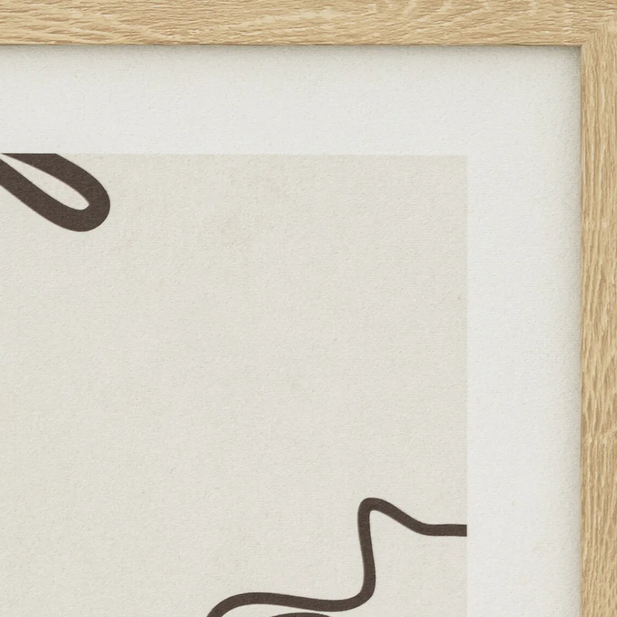 Toile imprimée encadrée "Coralie"*ATMOSPHERA Best