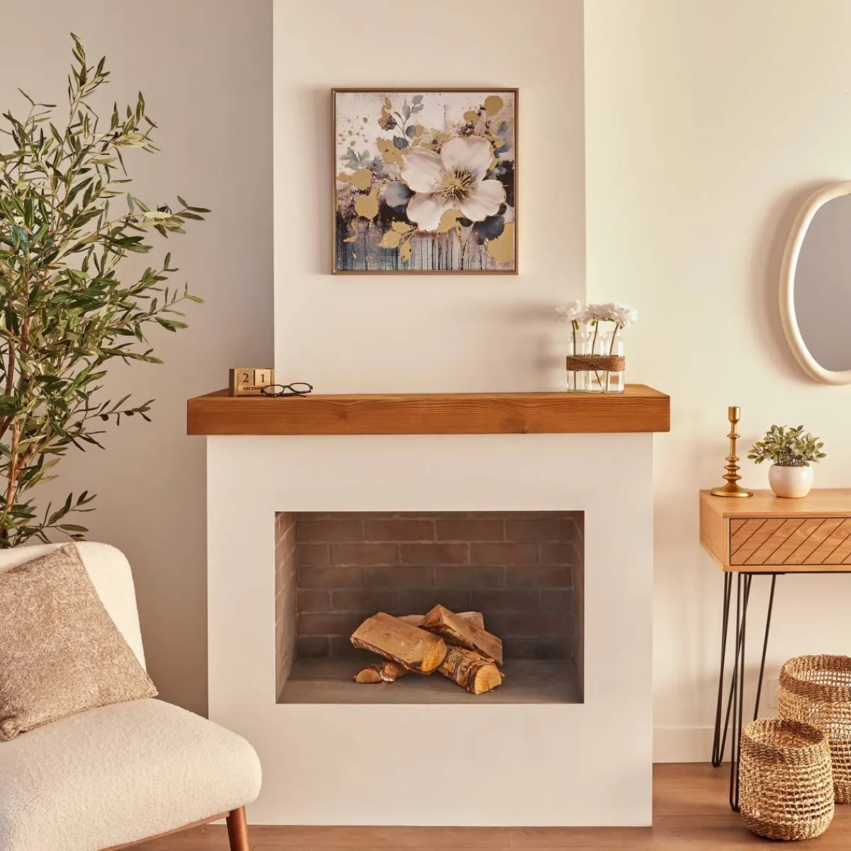 Toile imprimée encadrée "Jiho"*ATMOSPHERA Outlet