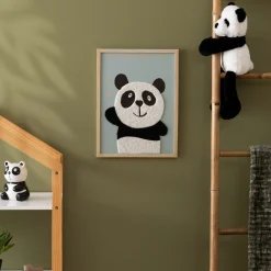 Toile imprimée encadrée Panda "Andy"*ATMOSPHERA Discount