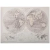 Toile imprimée "Mapmonde"*ATMOSPHERA Clearance