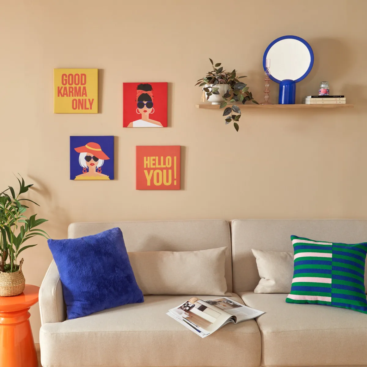 Toile imprimée "Natty"*ATMOSPHERA Discount