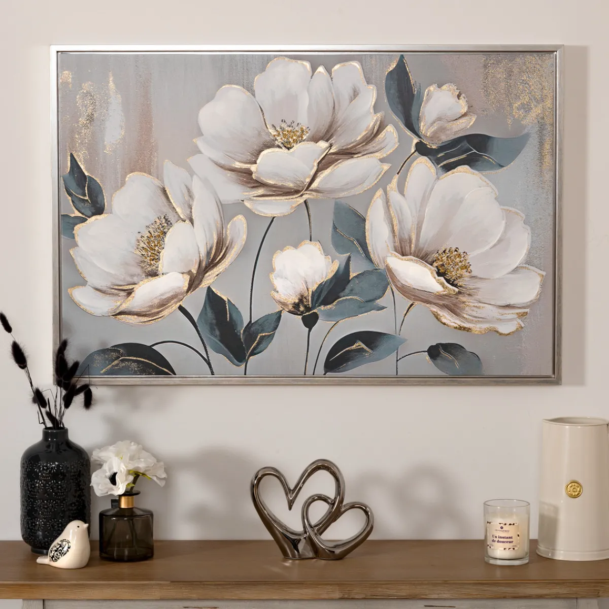 Toile peinte encadrée "Margaret"*ATMOSPHERA