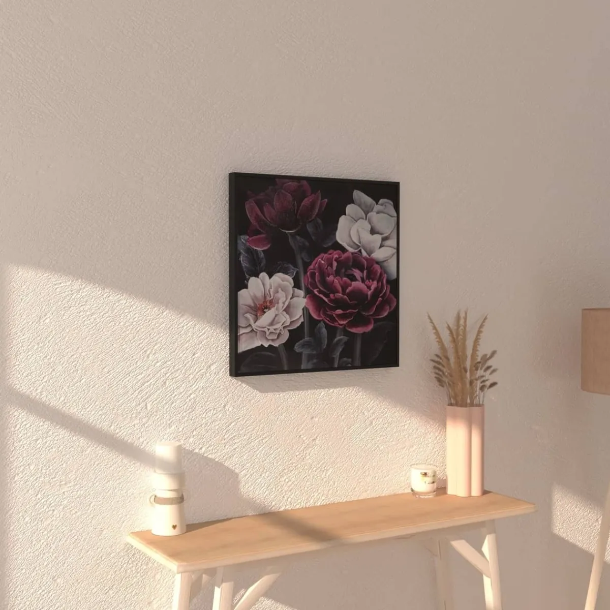 Toile peinte "Fleurs"*ATMOSPHERA Sale