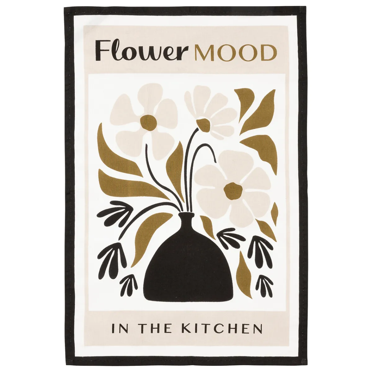 Torchon imprimé "Twisted Lime"*ATMOSPHERA Hot