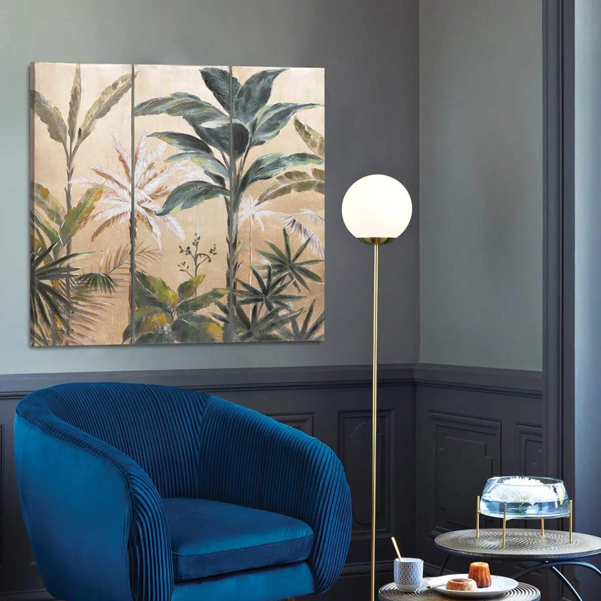 Triptyque imprimé "Triptyque"*ATMOSPHERA Sale