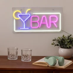 Tube néon mural LED "Bar"*ATMOSPHERA Outlet