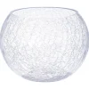 Vase boule, verre craquelé*ATMOSPHERA Online