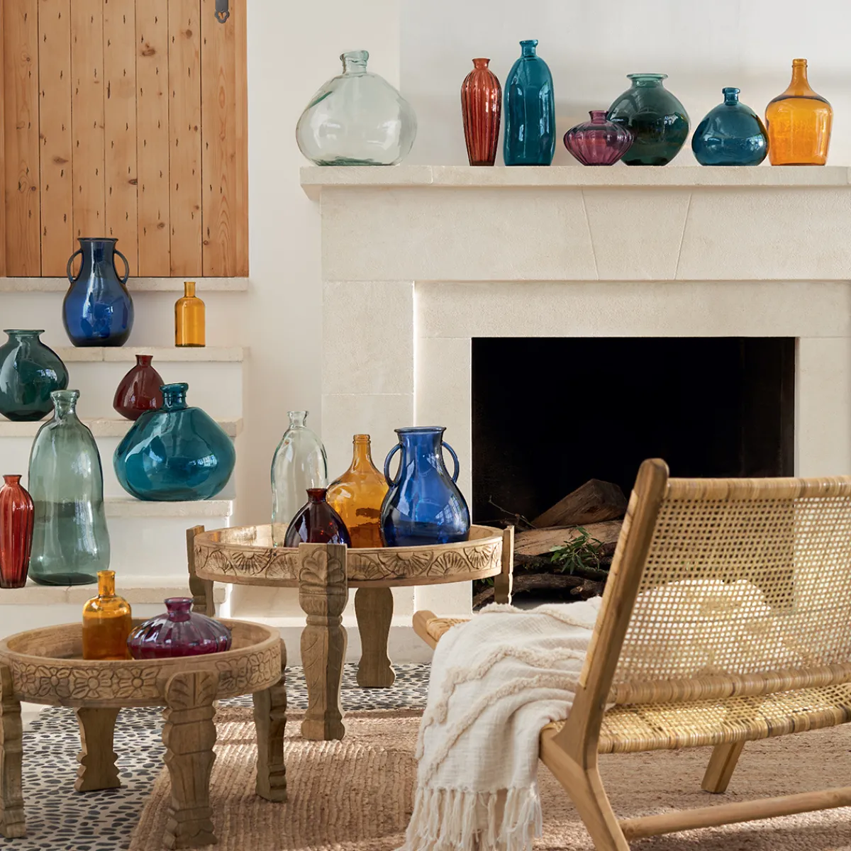 Vase "Candy", verre recyclé*ATMOSPHERA Discount