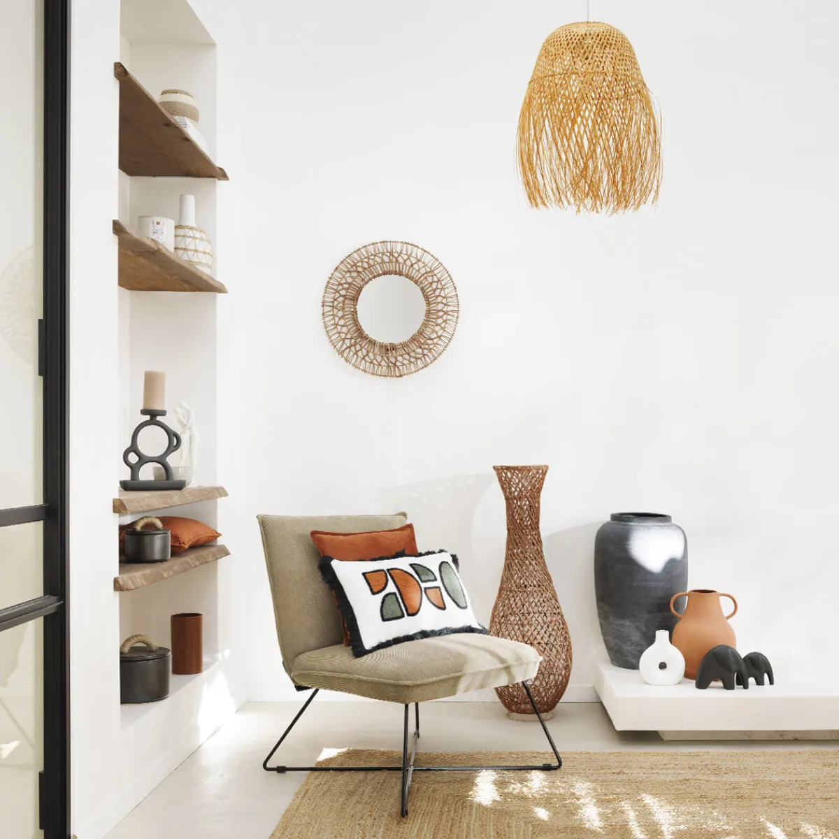 Vase "Circle", céramique*ATMOSPHERA Discount