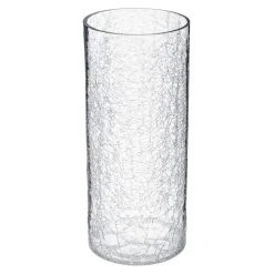 Vase cylindre verre craquelé*ATMOSPHERA New