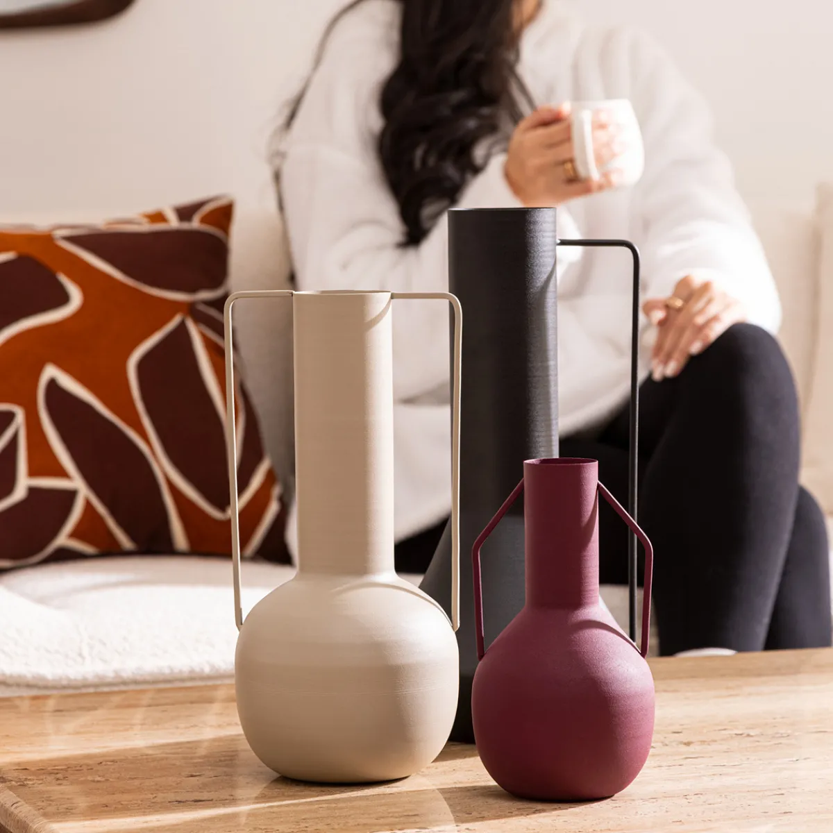 Vase métal "Sylvain"*ATMOSPHERA Discount