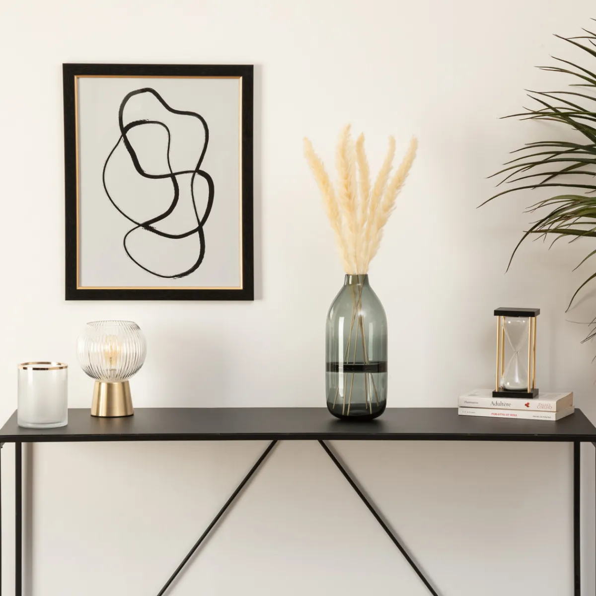 Vase plat "Line", verre*ATMOSPHERA Clearance