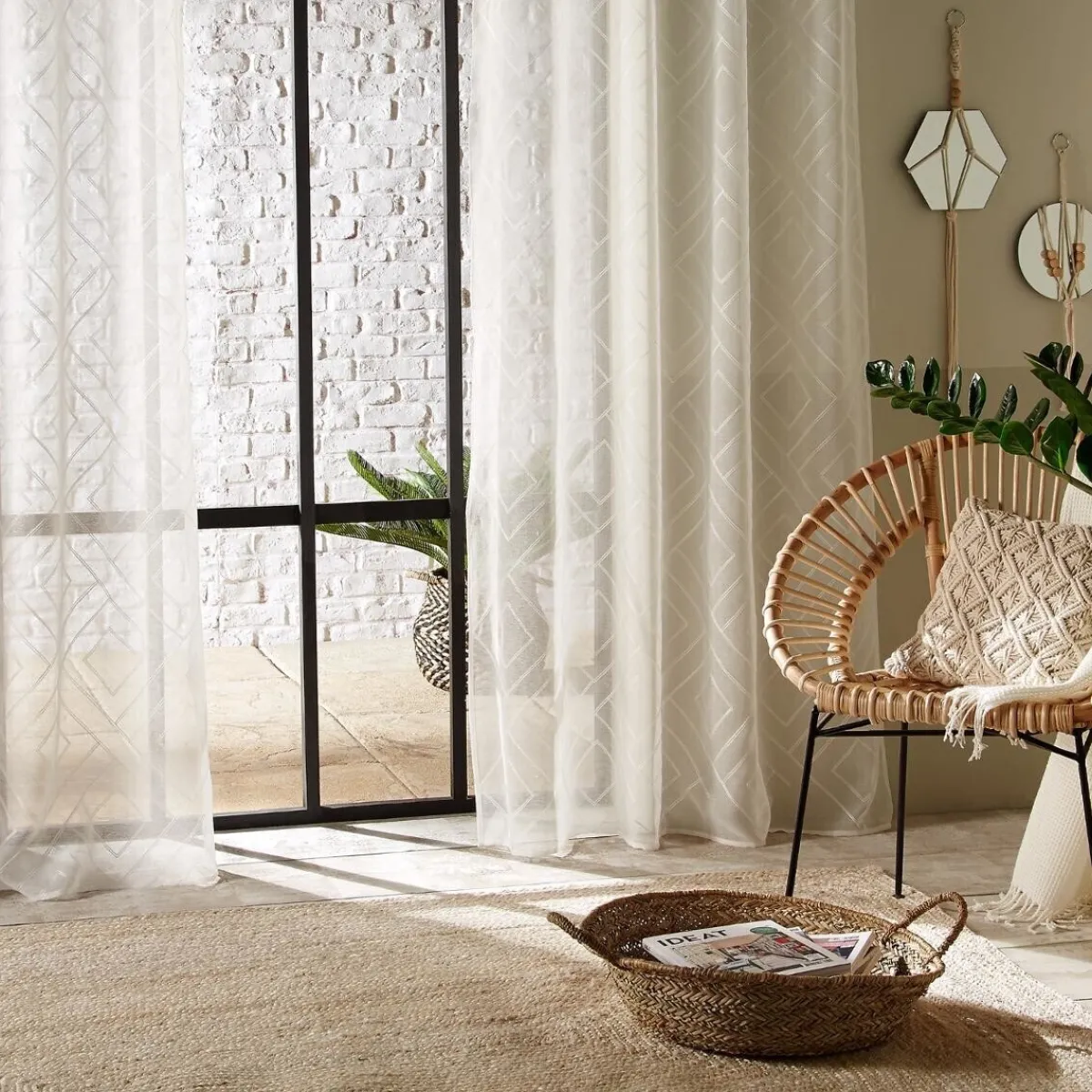 Voilage brodé "Etnik"*ATMOSPHERA Online