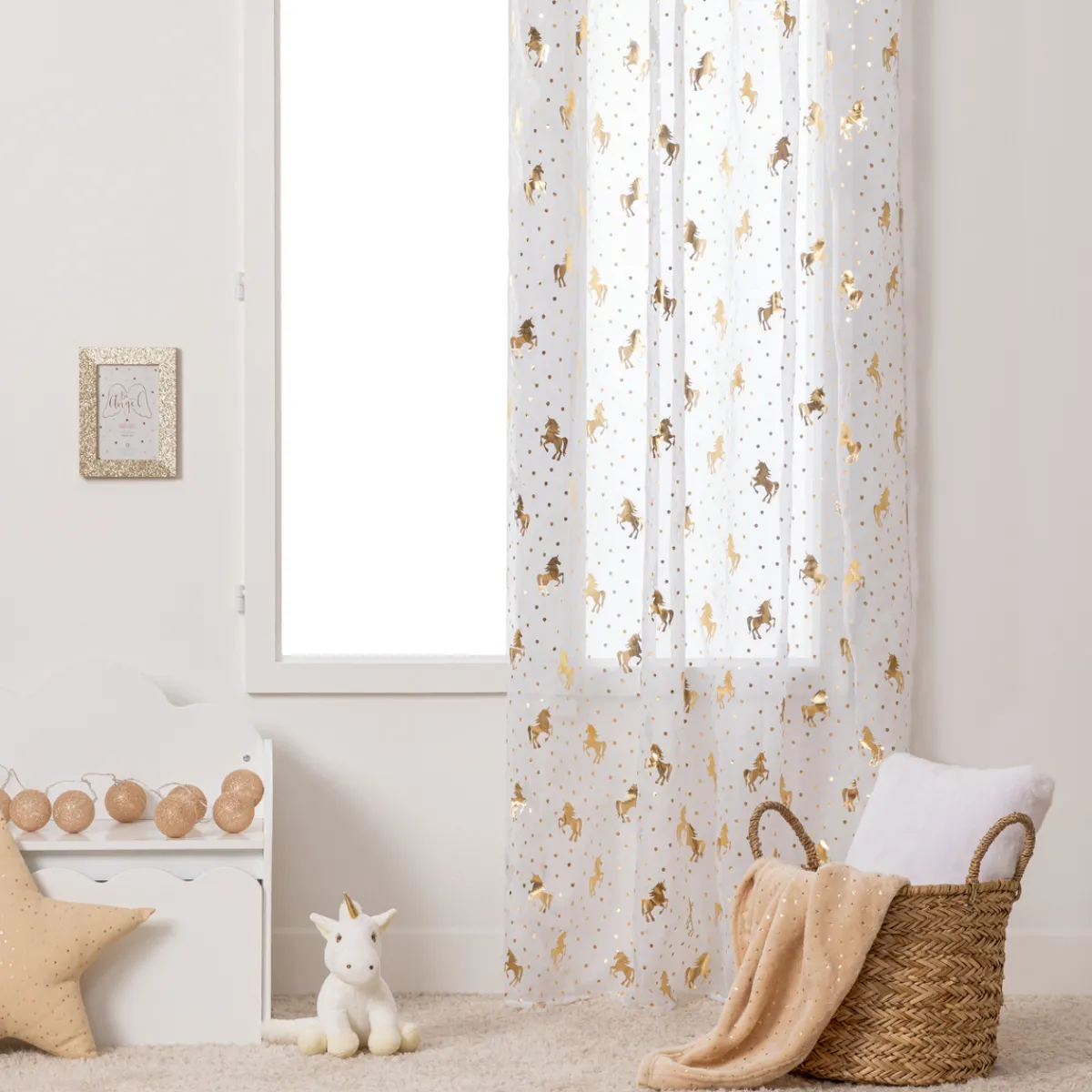 Voilage enfant "Licorne"*ATMOSPHERA New